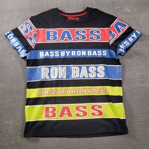 Bass By Ron Bass Artist Vintage All Over Print T Shirt Mens X Large XL‎